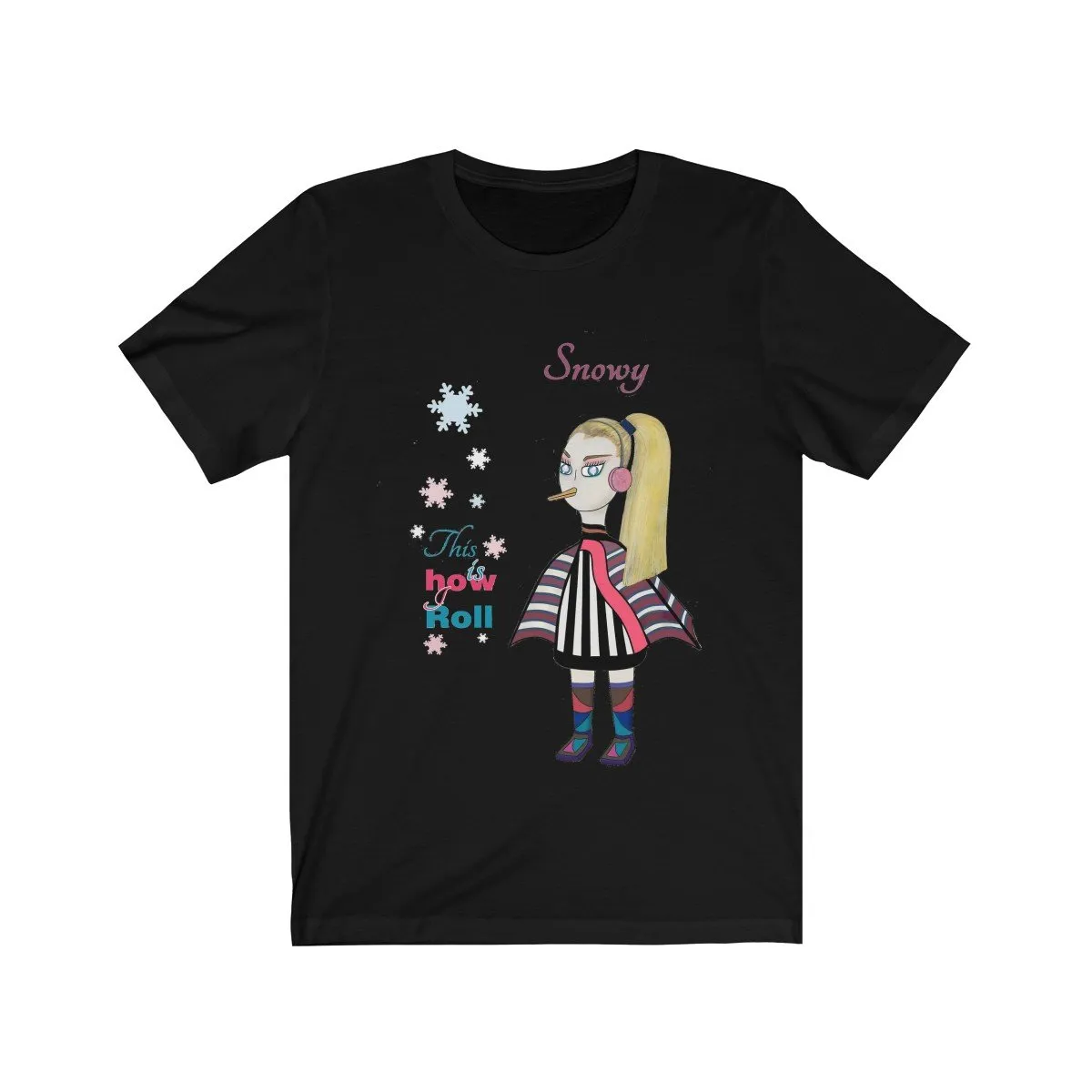 Snowy Unisex Jersey Short Sleeve Tee