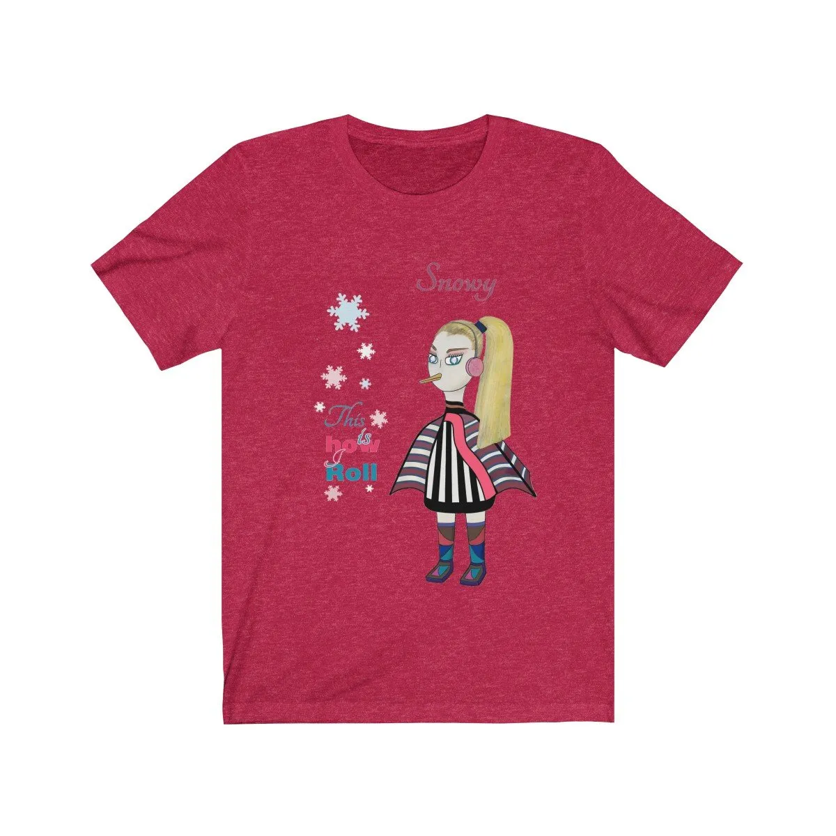 Snowy Unisex Jersey Short Sleeve Tee