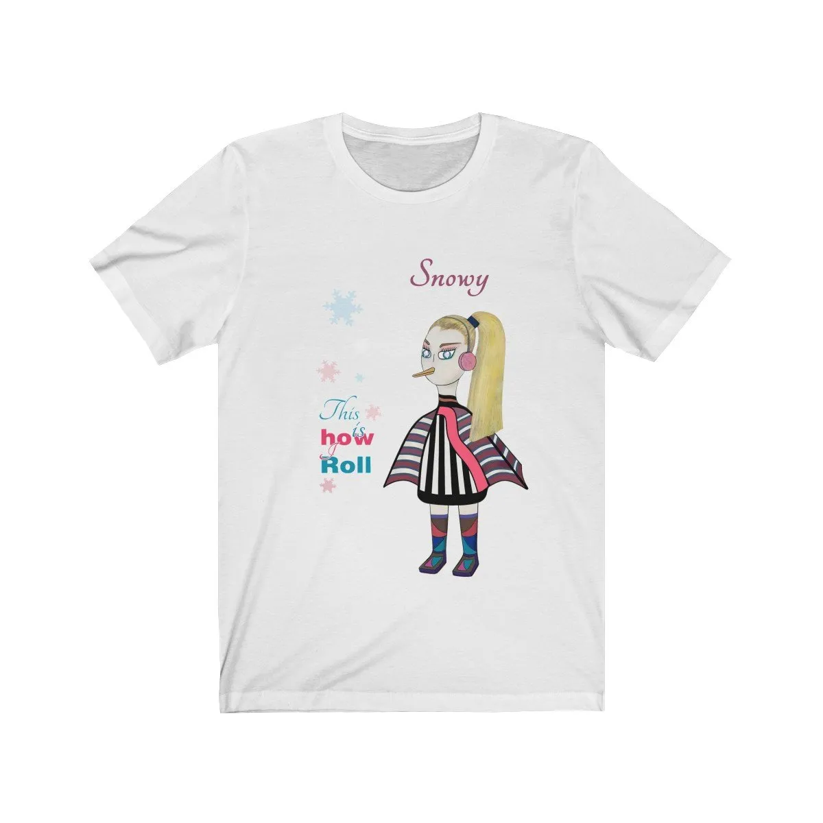 Snowy Unisex Jersey Short Sleeve Tee