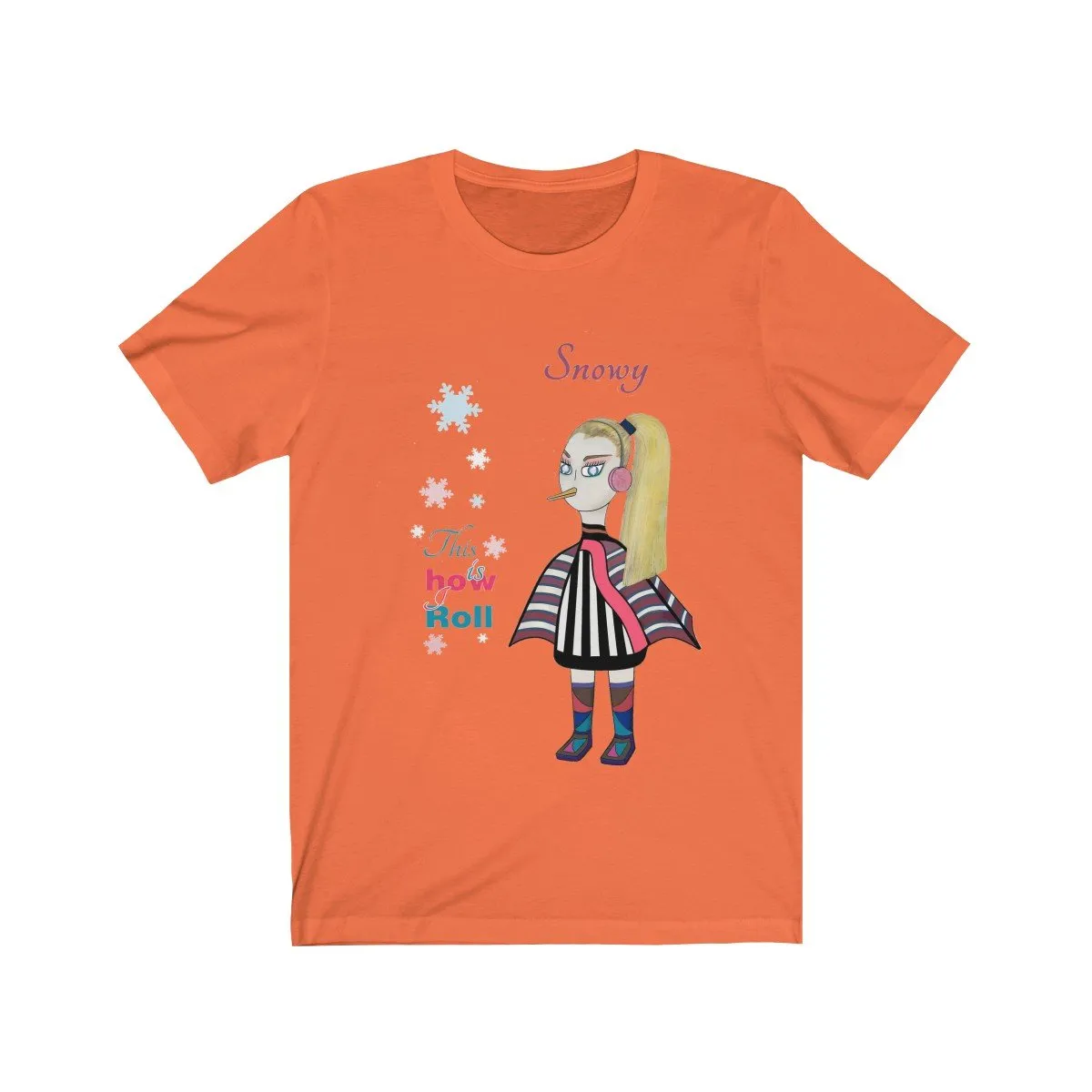Snowy Unisex Jersey Short Sleeve Tee