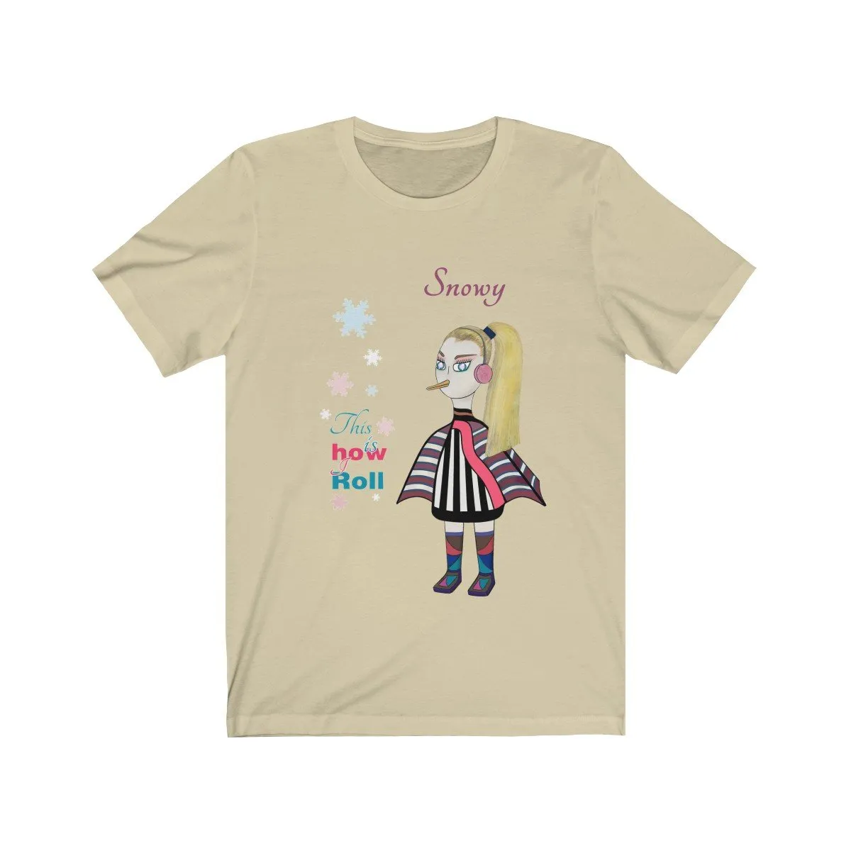 Snowy Unisex Jersey Short Sleeve Tee