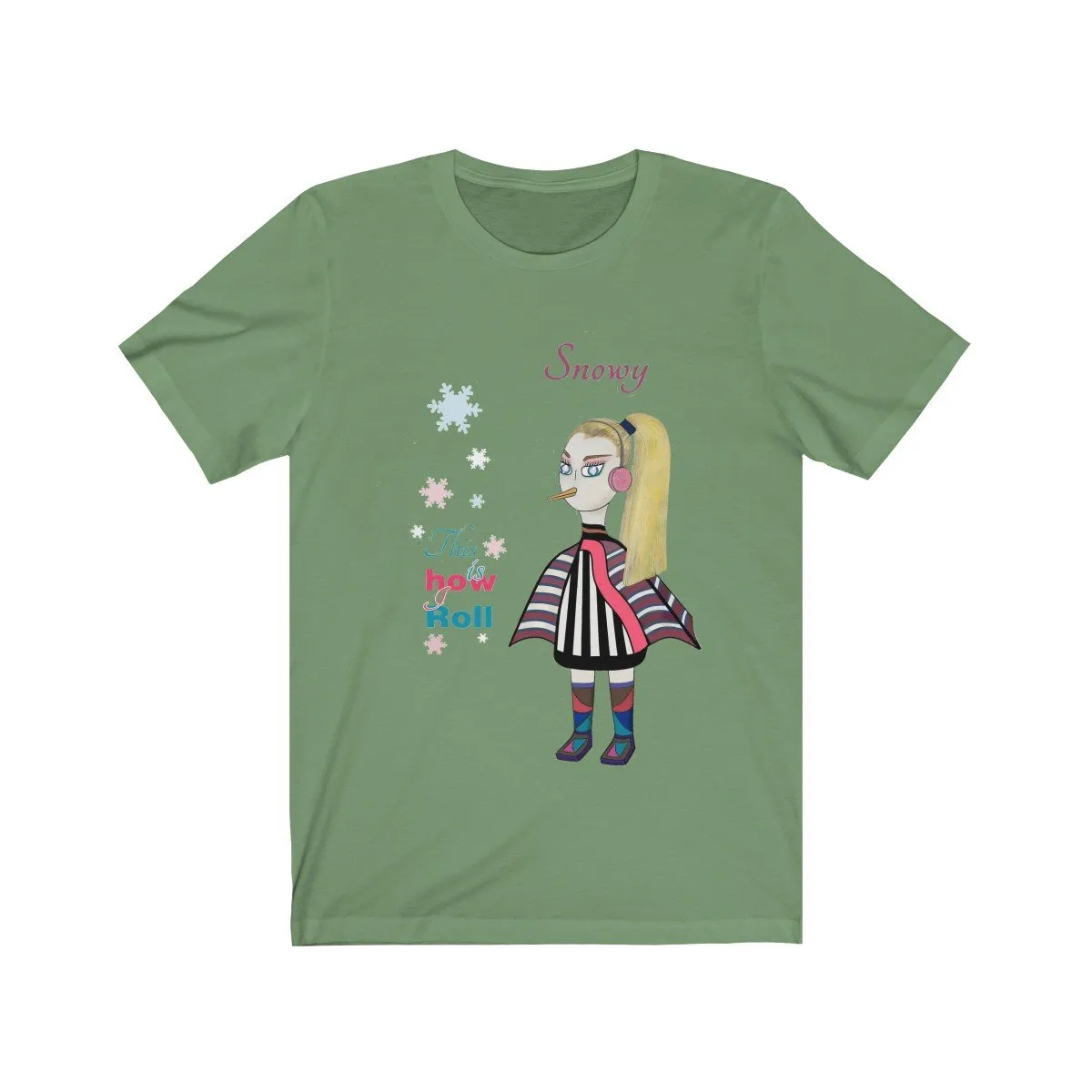 Snowy Unisex Jersey Short Sleeve Tee