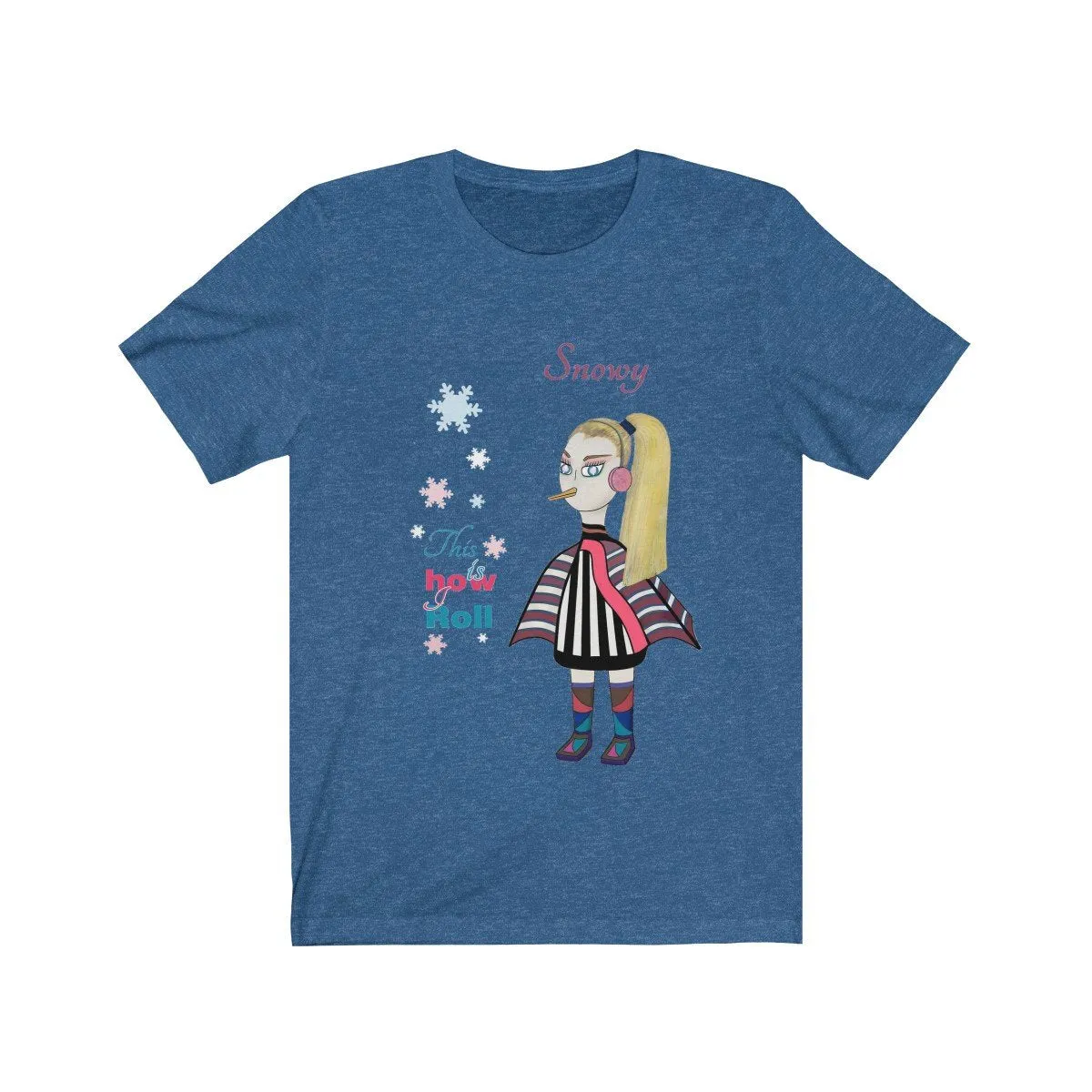 Snowy Unisex Jersey Short Sleeve Tee