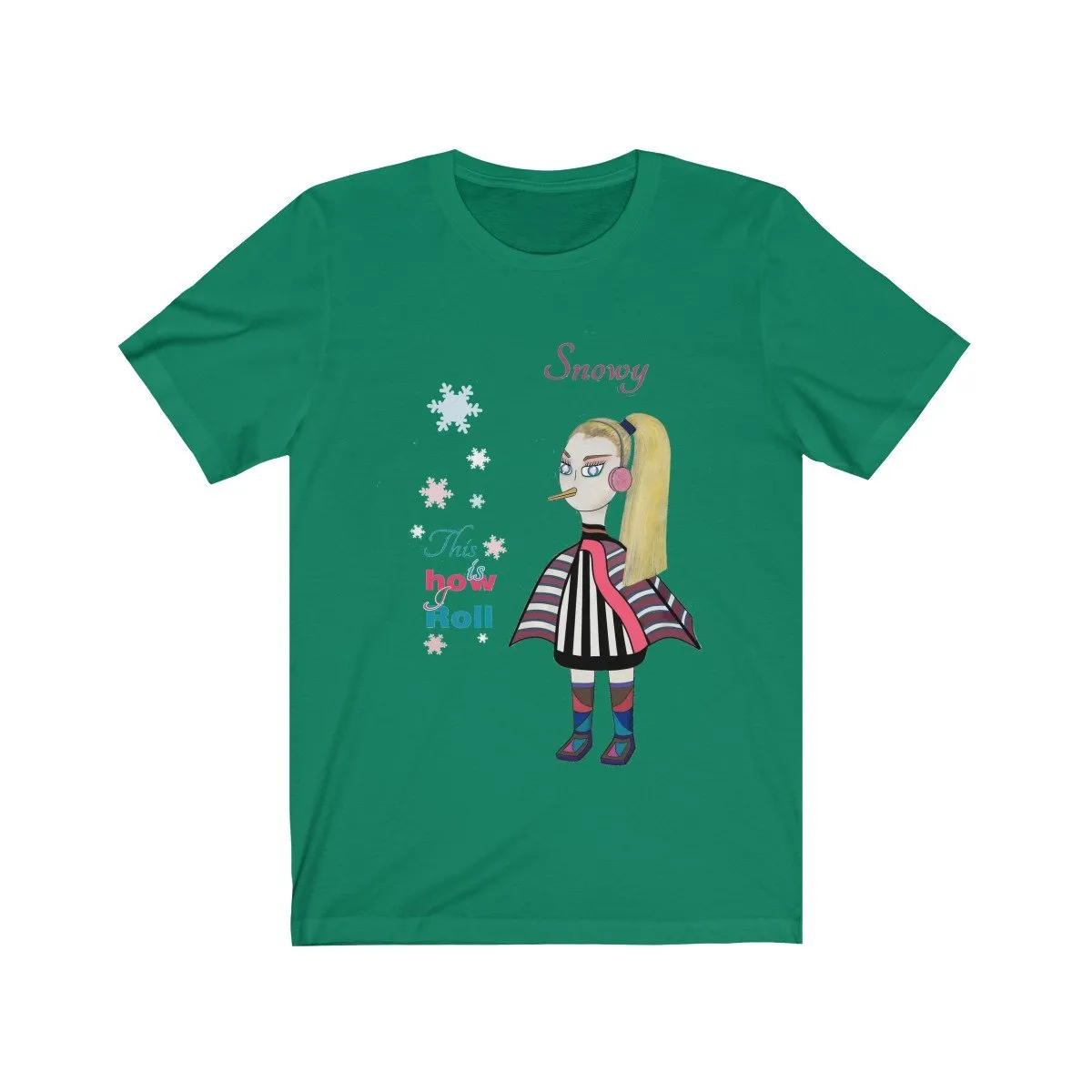 Snowy Unisex Jersey Short Sleeve Tee