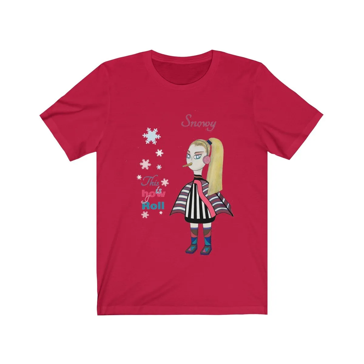 Snowy Unisex Jersey Short Sleeve Tee