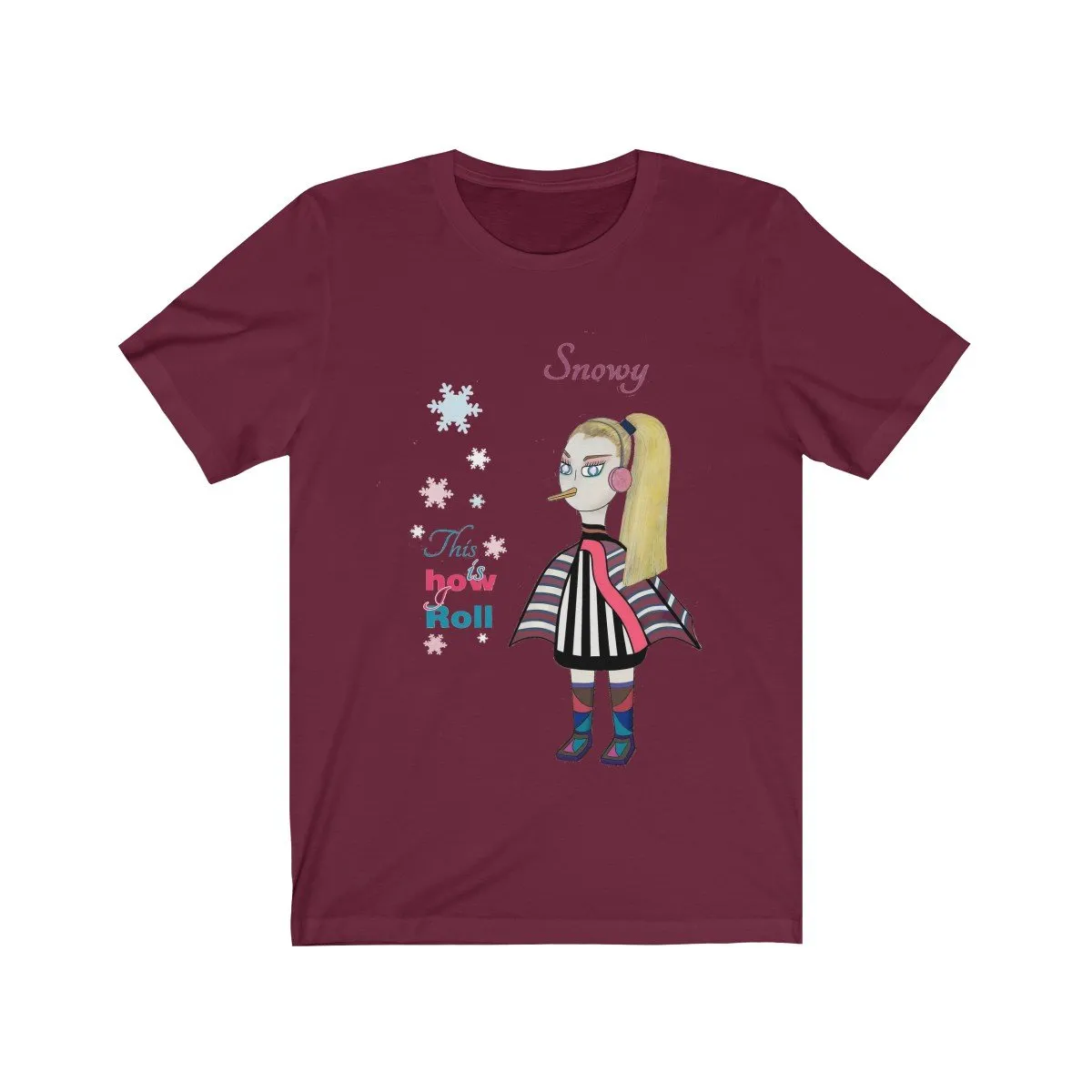 Snowy Unisex Jersey Short Sleeve Tee