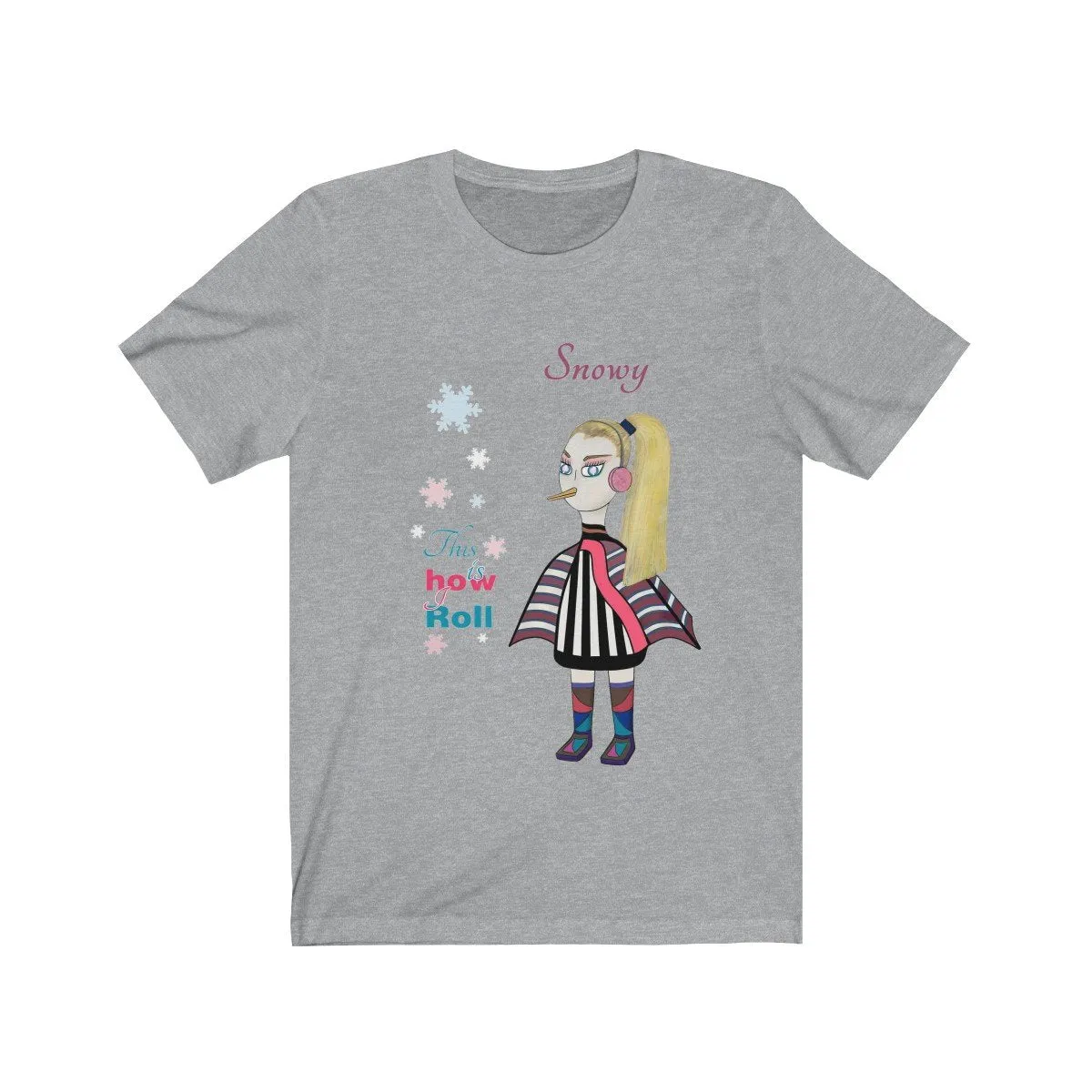 Snowy Unisex Jersey Short Sleeve Tee