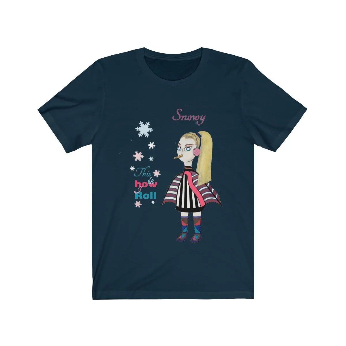 Snowy Unisex Jersey Short Sleeve Tee