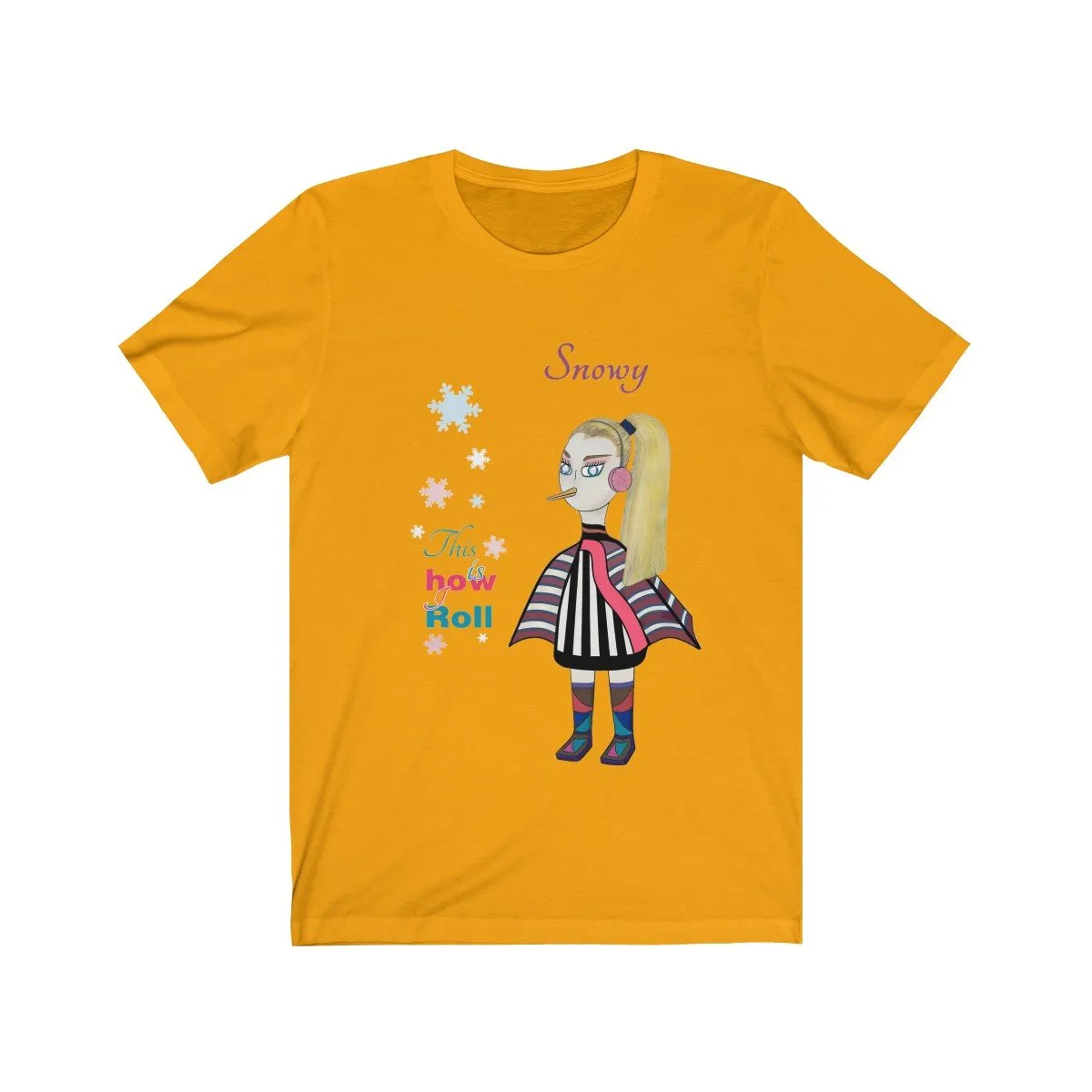 Snowy Unisex Jersey Short Sleeve Tee