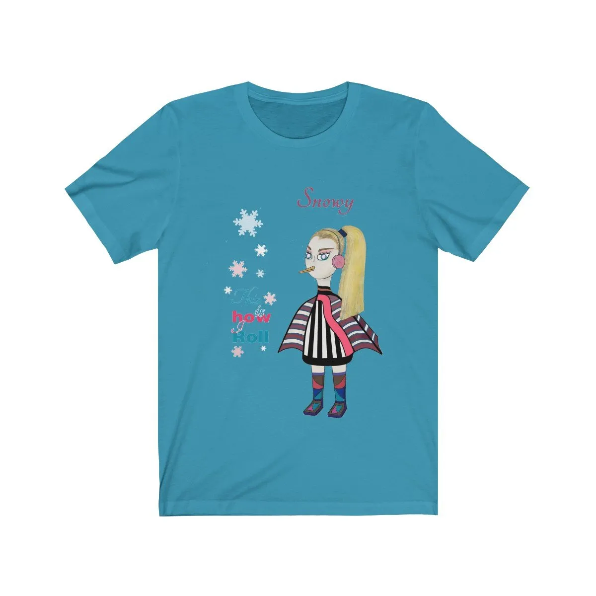 Snowy Unisex Jersey Short Sleeve Tee