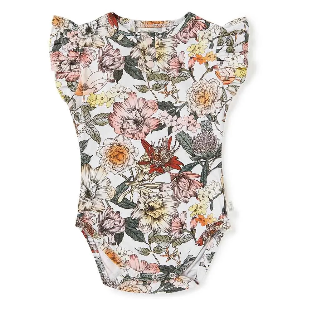Snuggle Hunny Organic Short Sleeve Bodysuit - Australiana