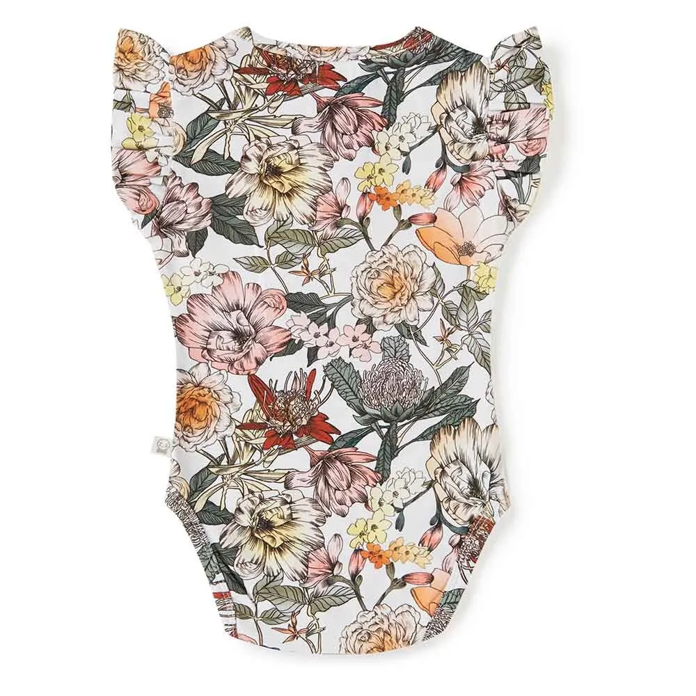 Snuggle Hunny Organic Short Sleeve Bodysuit - Australiana