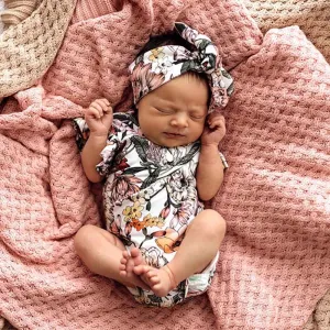 Snuggle Hunny Organic Short Sleeve Bodysuit - Australiana