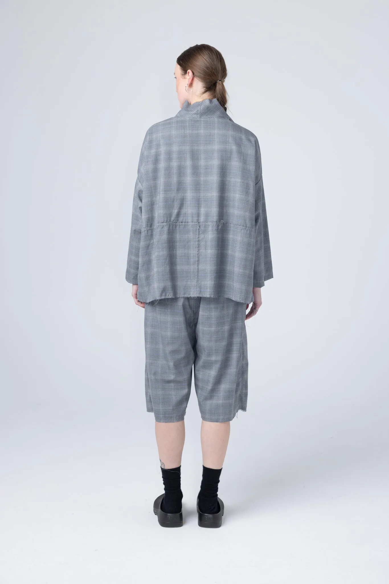 Something Sweater | Slate Plaid