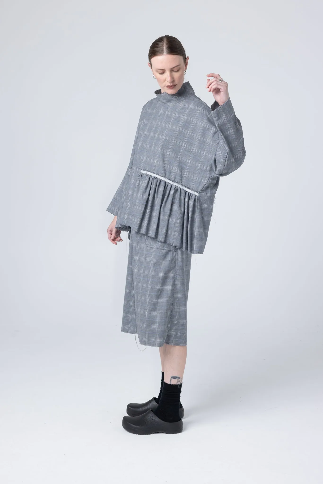 Something Sweater | Slate Plaid
