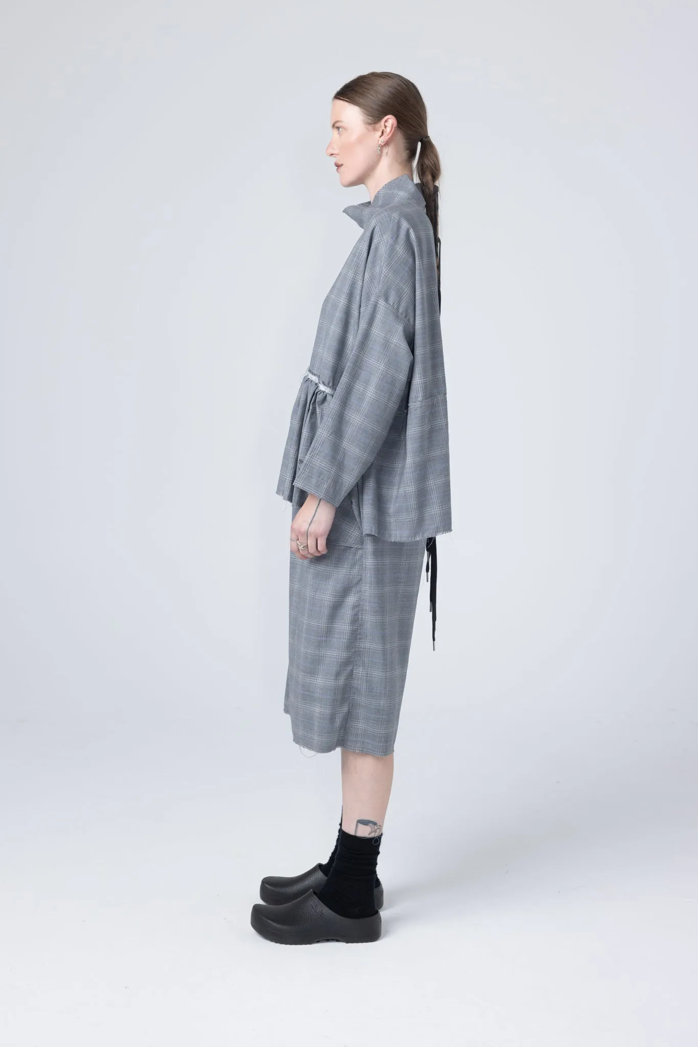 Something Sweater | Slate Plaid