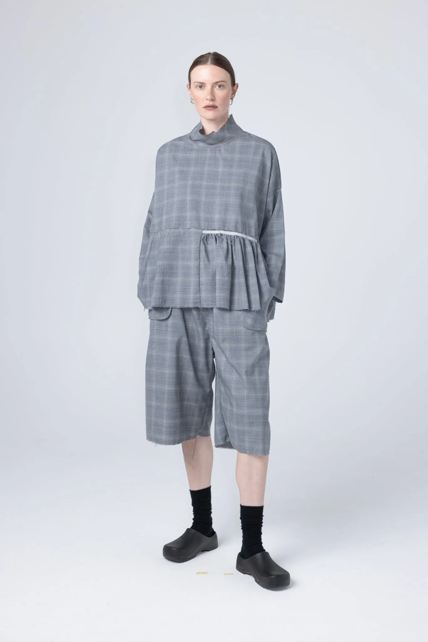 Something Sweater | Slate Plaid