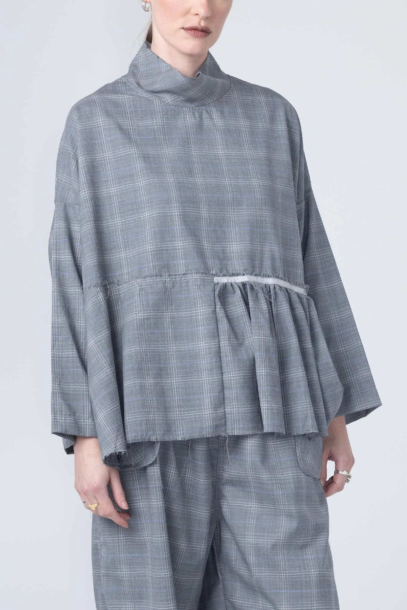 Something Sweater | Slate Plaid