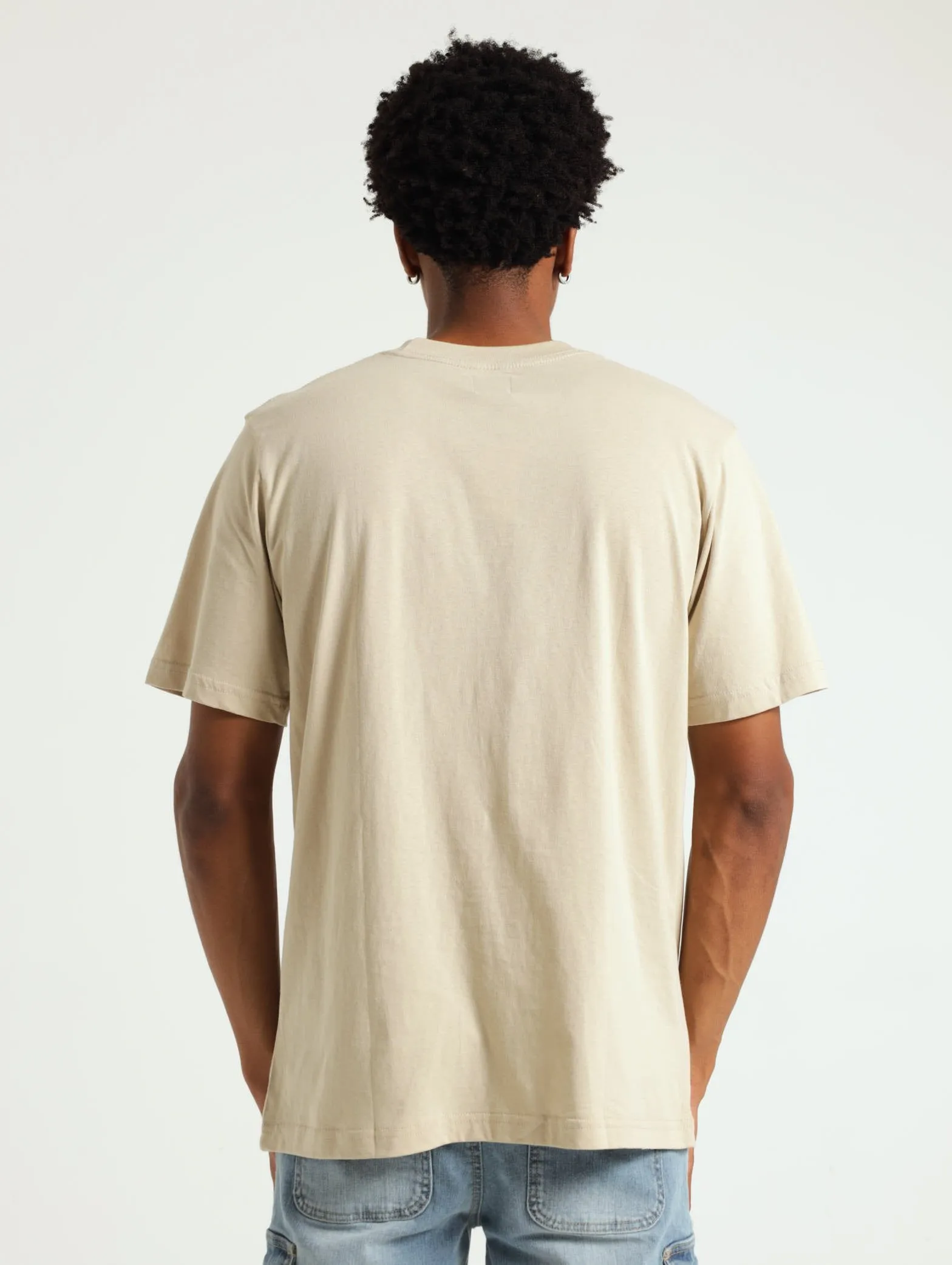 Speed Limit 5 Polaroid Tee - Light Stone