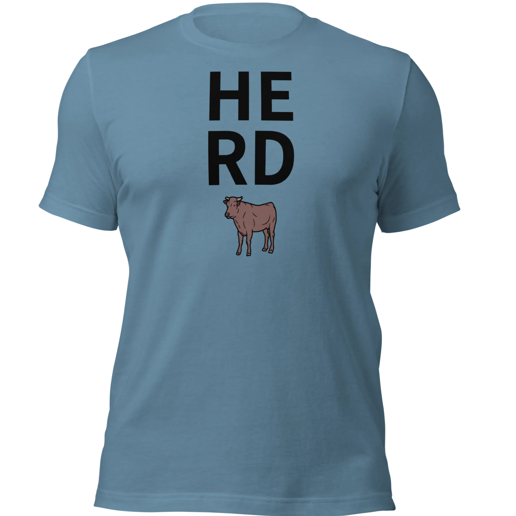 Stacked Herd with Cattle T-Shirts - Light