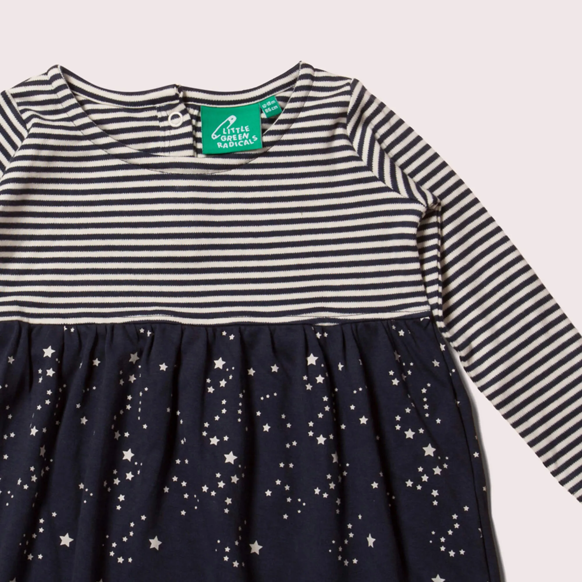 Starry Night Easy Peasy Long Sleeve Dress
