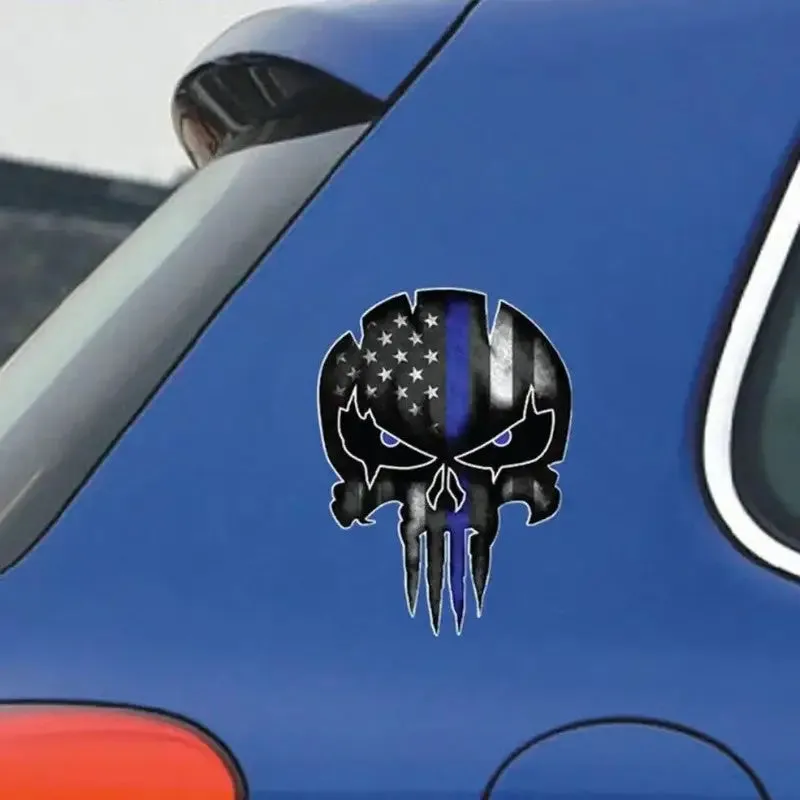 STICKER MILITAIRE - MOTIF CRÂNE POUR VOITURE
