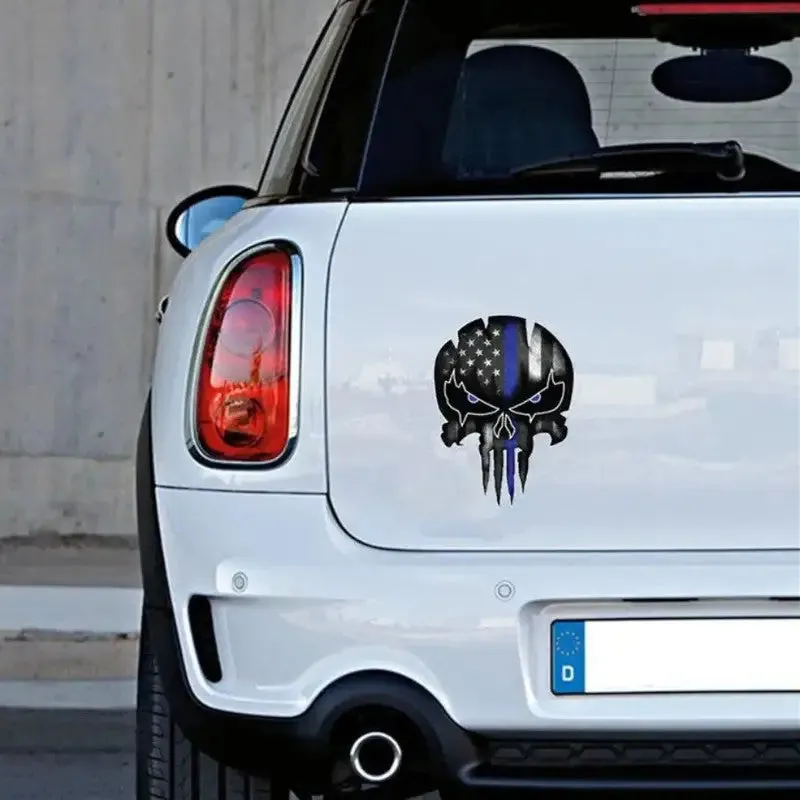 STICKER MILITAIRE - MOTIF CRÂNE POUR VOITURE