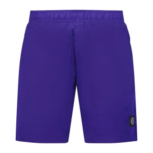 STONE ISLANDNylon Swim Shorts Blue Print