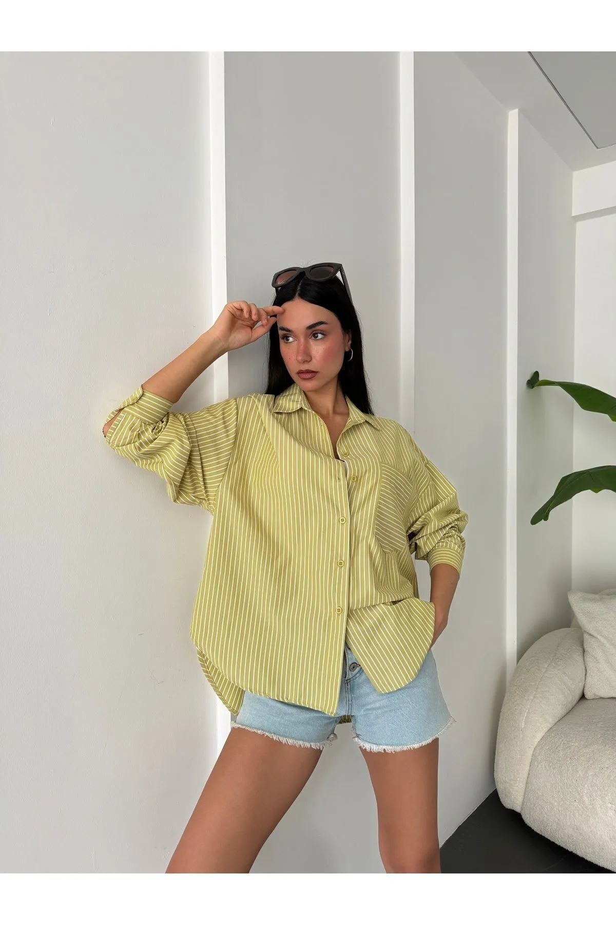 Striped Oversized Shirt