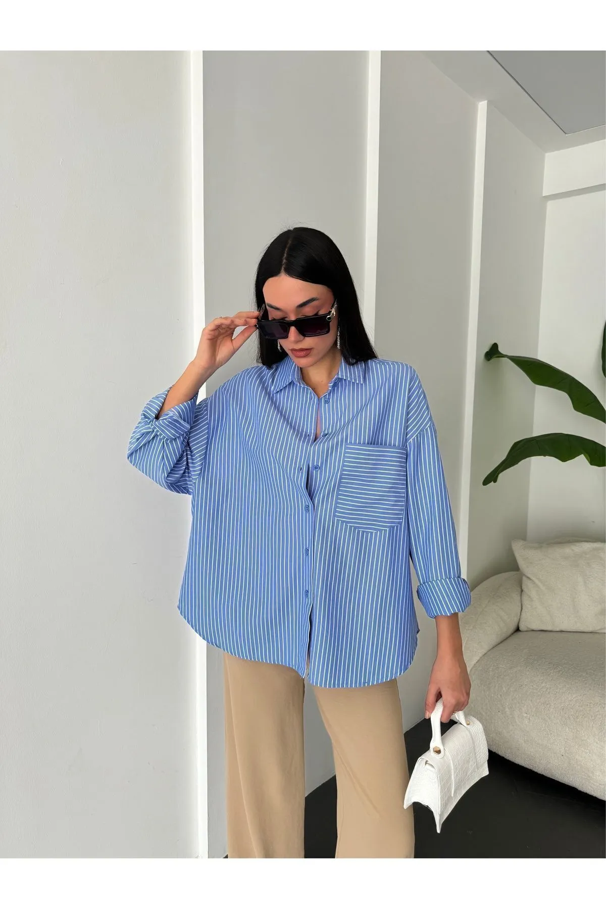 Striped Oversized Shirt