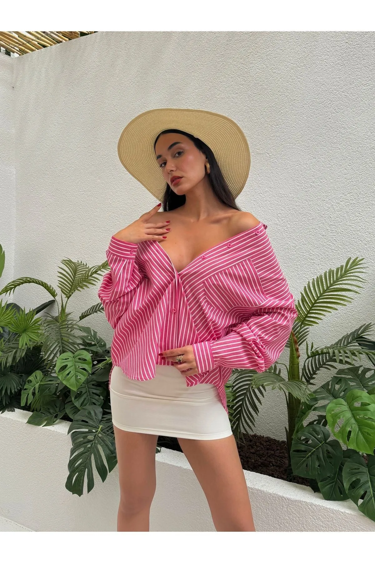 Striped Oversized Shirt