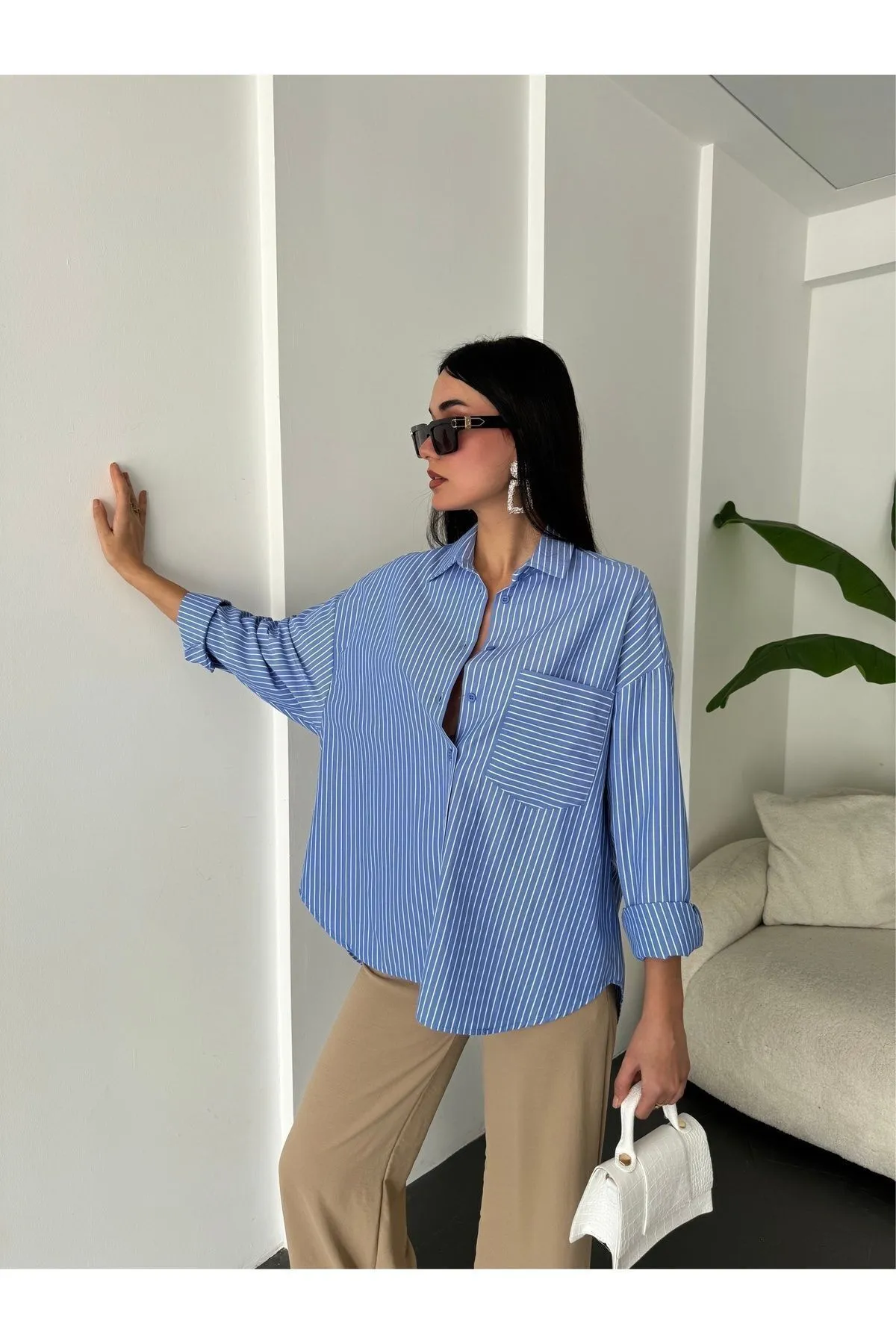 Striped Oversized Shirt