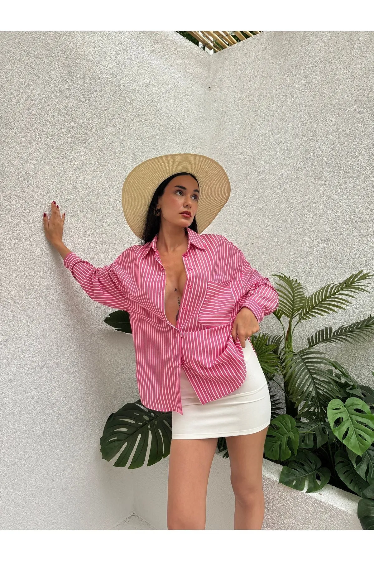 Striped Oversized Shirt