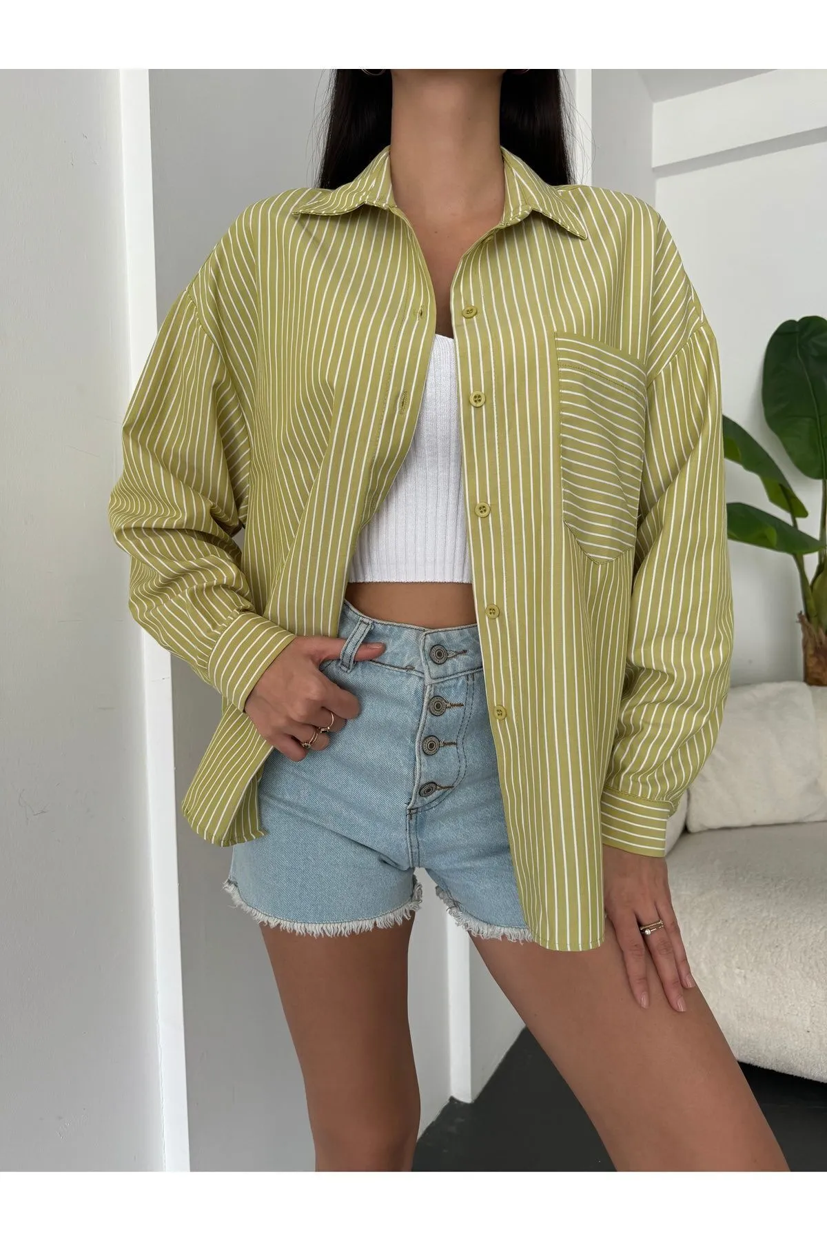 Striped Oversized Shirt