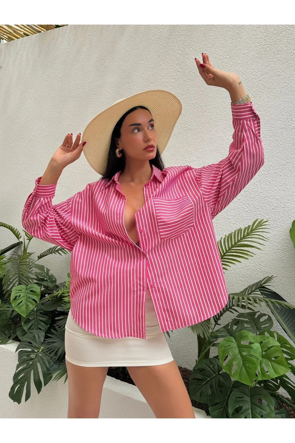 Striped Oversized Shirt