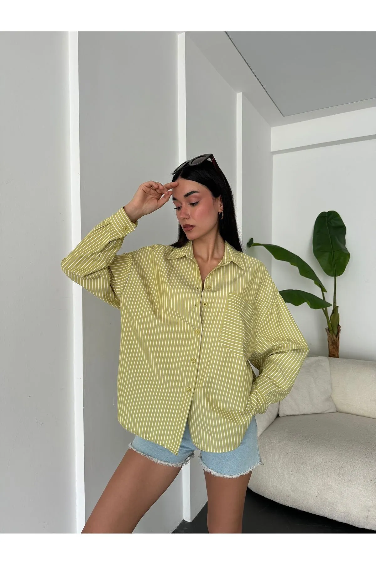Striped Oversized Shirt