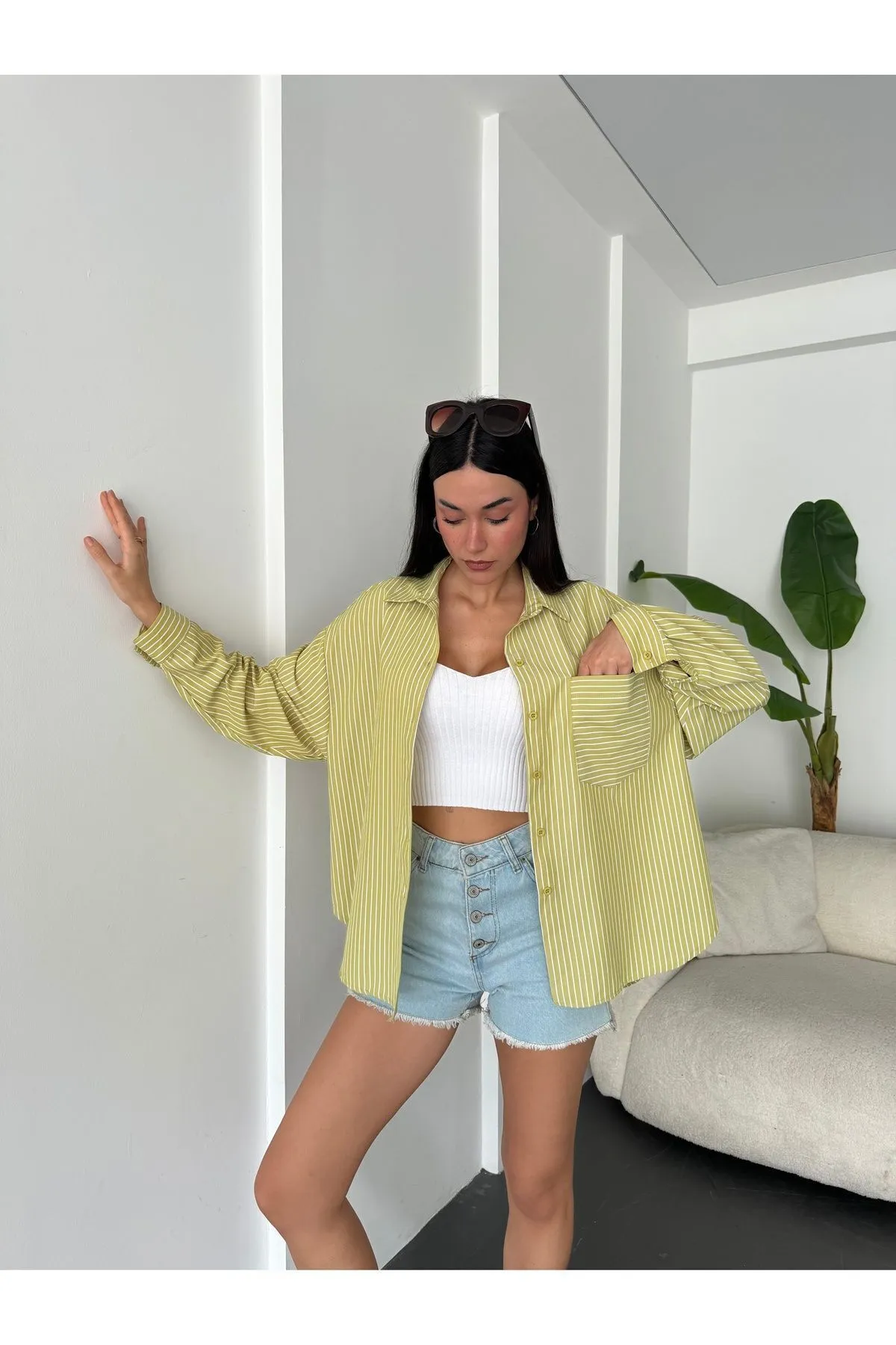Striped Oversized Shirt