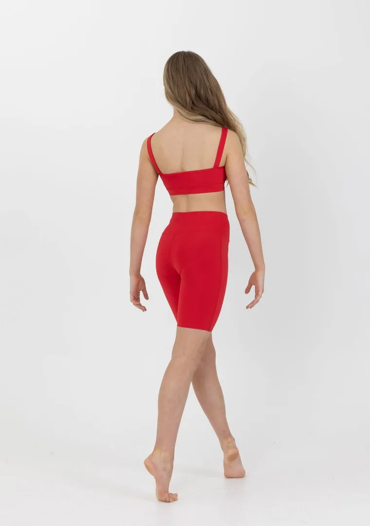 Studio 7 Performance Bike Shorts | Red