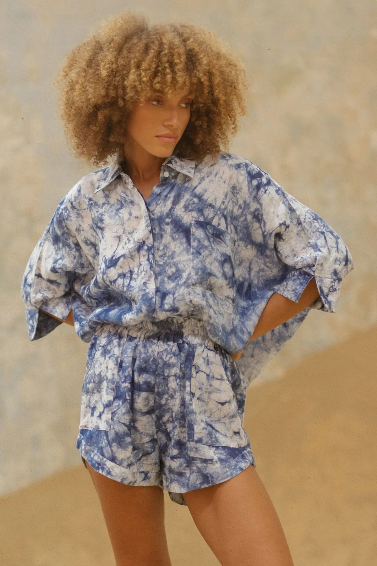 Suka Top (Indigo) One of a Kind