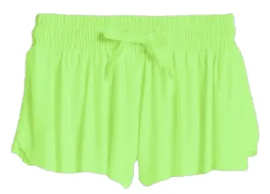 Suzette Kids Fly Away Shorts - Lime Green