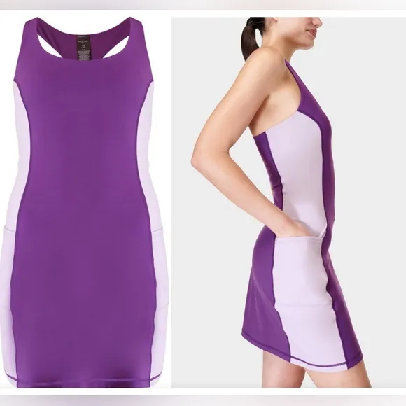 SWEATY BEATTY Power Workout Colorblock Performance Dress