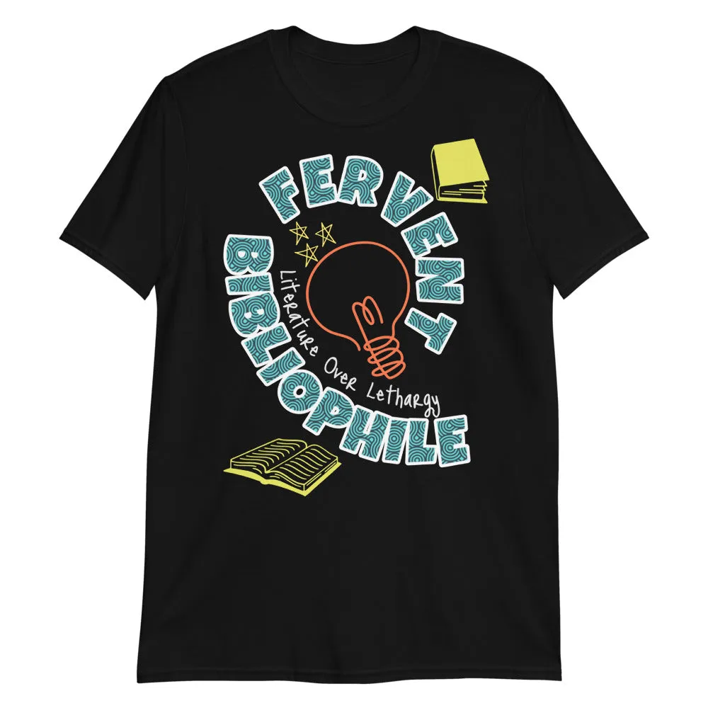 T-SHIRT "Fervent Bibliophile" Short-Sleeve Unisex T-Shirt