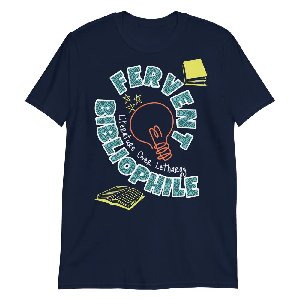 T-SHIRT "Fervent Bibliophile" Short-Sleeve Unisex T-Shirt
