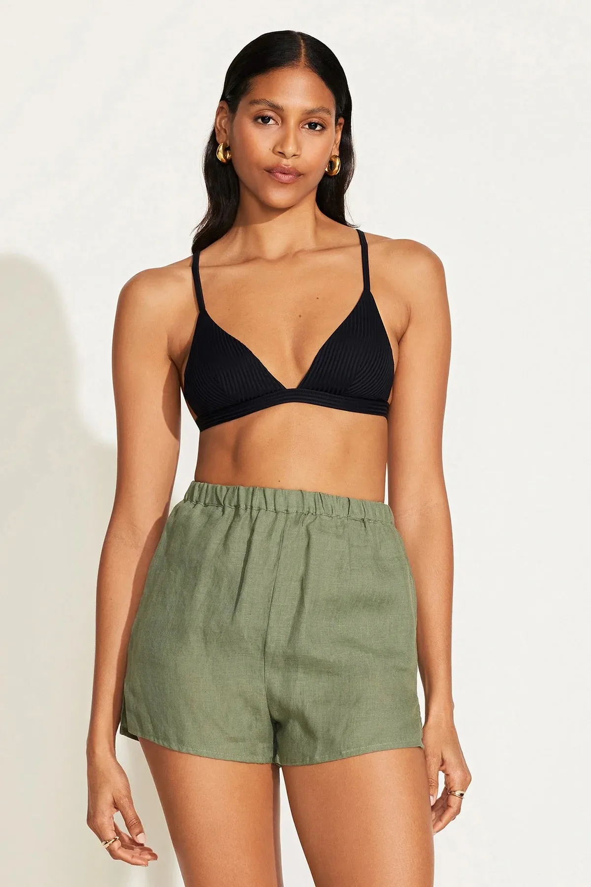 Tallows Linen Short Agave EcoLinen