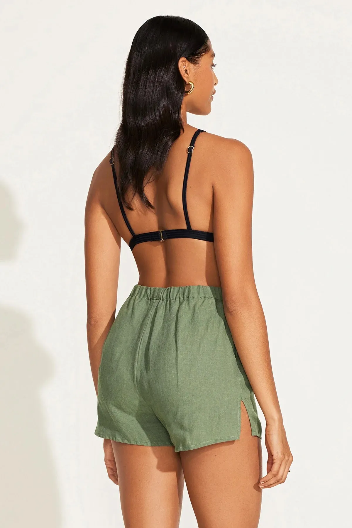 Tallows Linen Short Agave EcoLinen