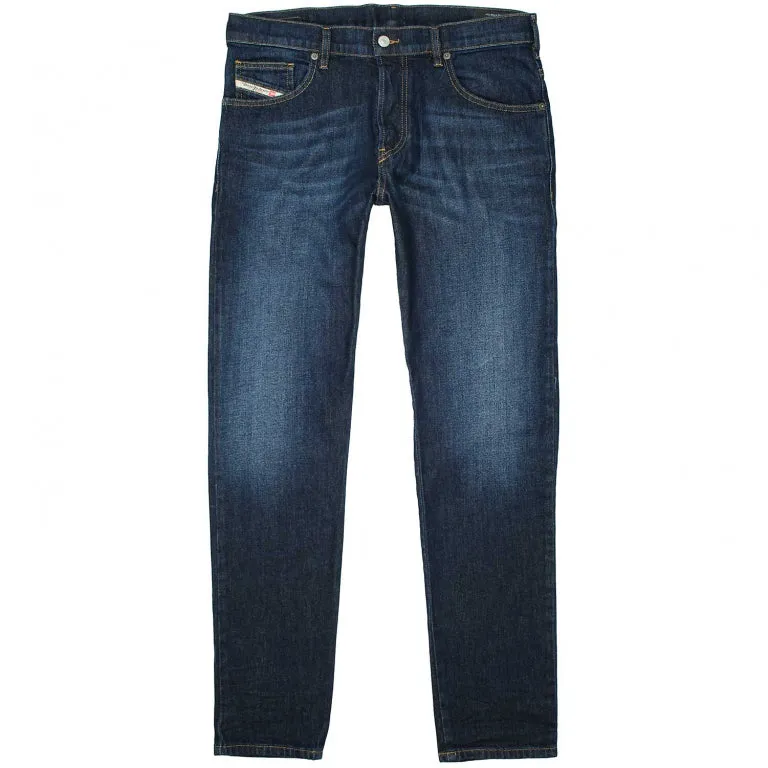 Tapered Fit Dark Blue Denim Jeans for Men – Oliver
