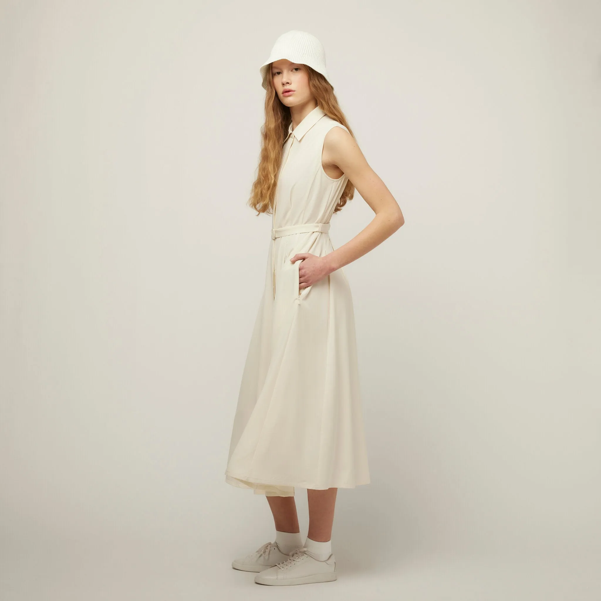 Tech Slk Maxi Dress