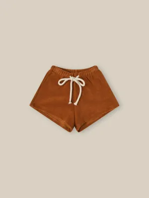 Terracotta Terry Rope Shorts