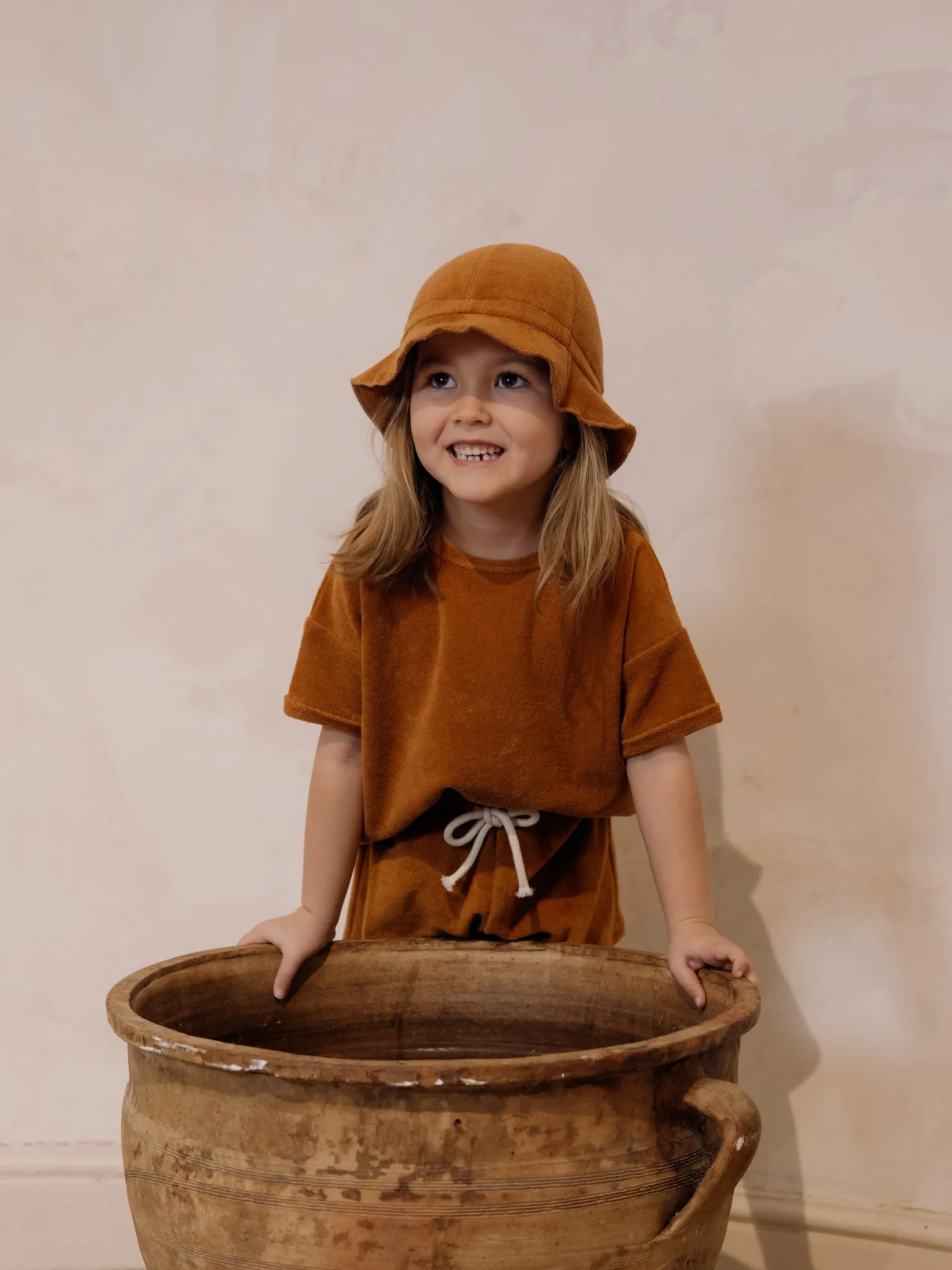 Terracotta Terry Rope Shorts