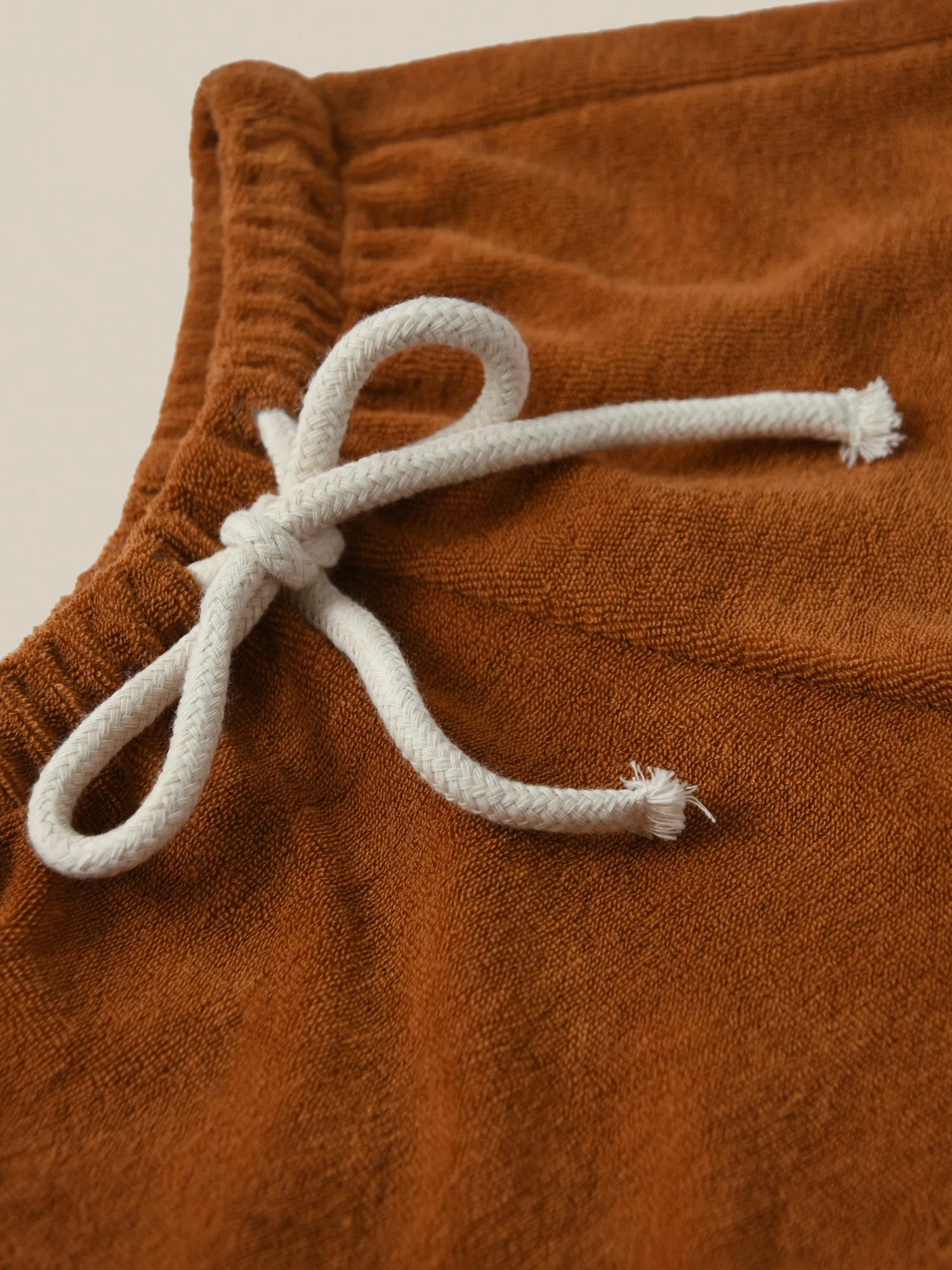Terracotta Terry Rope Shorts